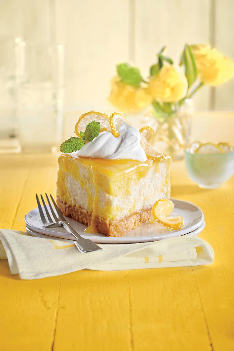 काल्पनिक Lemon Cheesecake