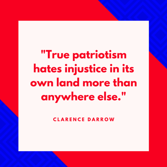 क्लेरेंस Darrow on Patriotism
