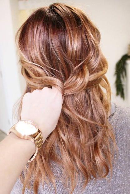 coppery Rose Gold