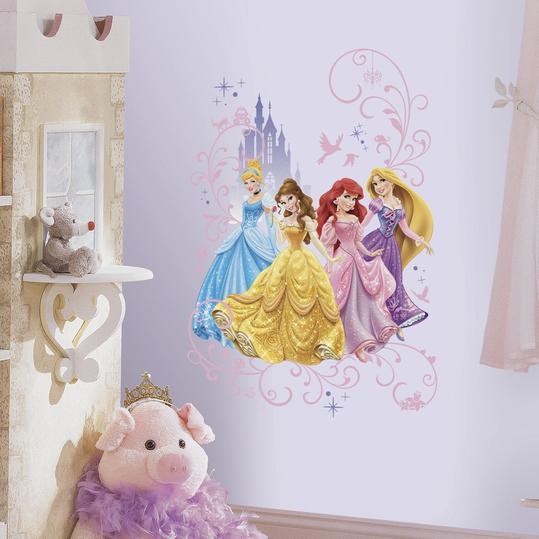 डिज्नी Princess Peel and Stick Wall Graphic