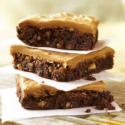 Najbolje Cookies Recipes: Double Chocolate Brownies with Caramel Frosting Recipes