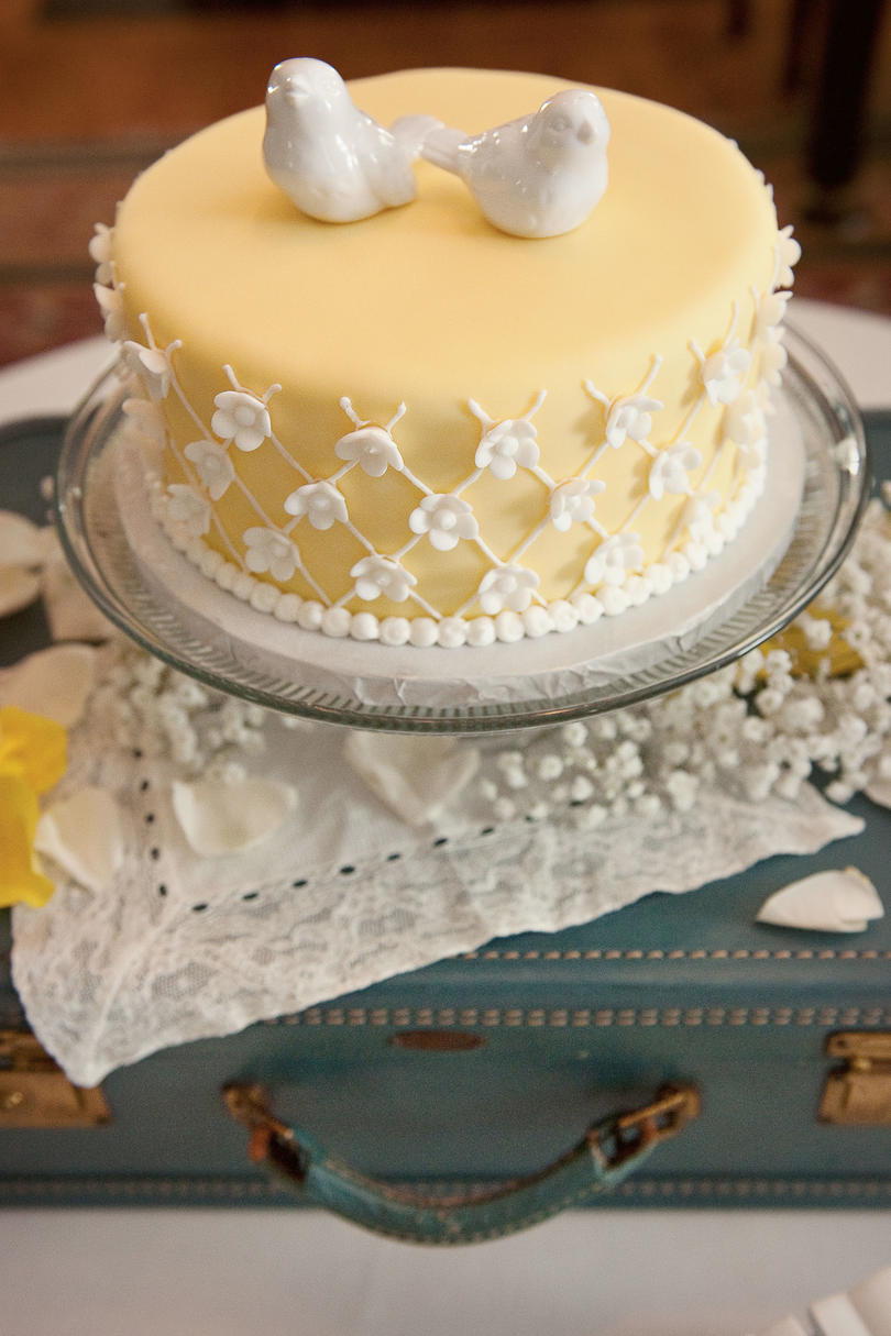 Szerelem madár Wedding Cake 