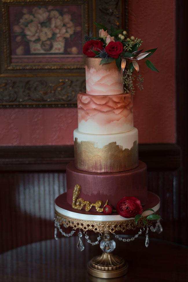 आबरंग Fall Wedding Cake