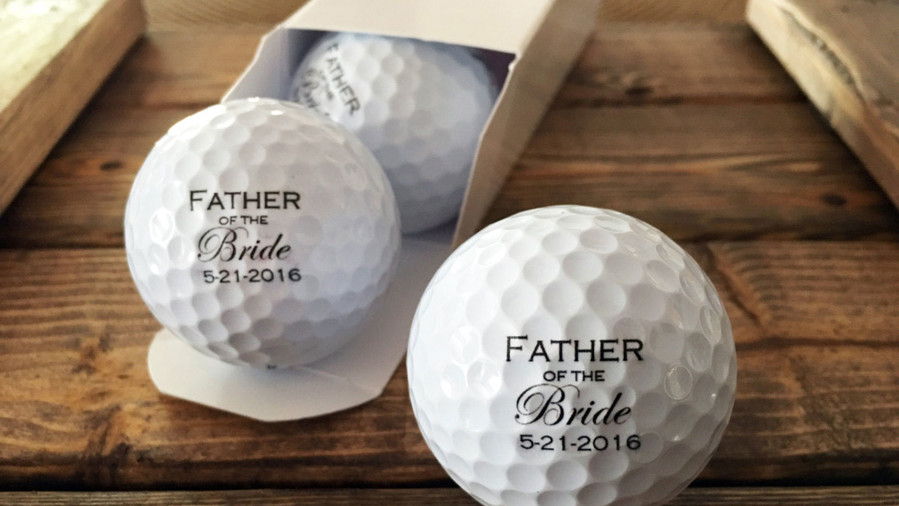 Isä of the Bride Golf Balls