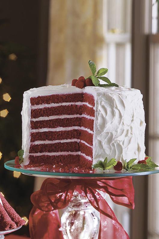 चॉकलेट-लाल Velvet Layer Cake