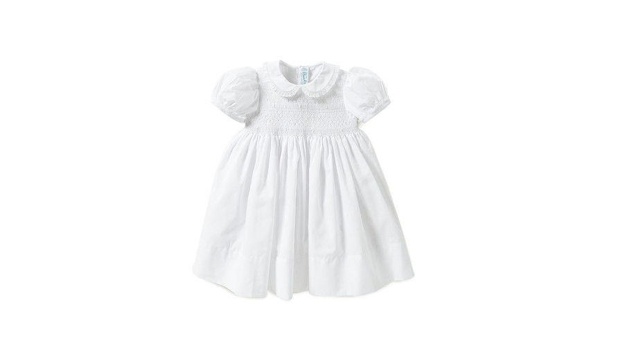 Feltman Brothers Smocked Lace-Detailed Dress
