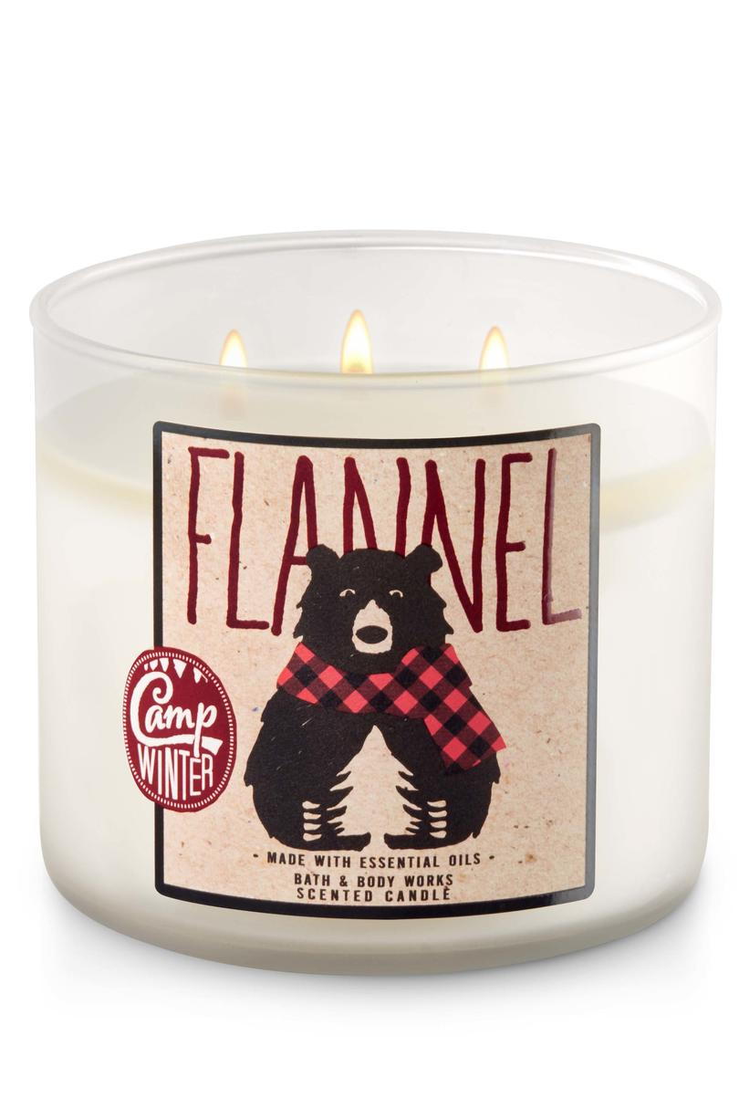 Flanelle Bath & Body Works Candle