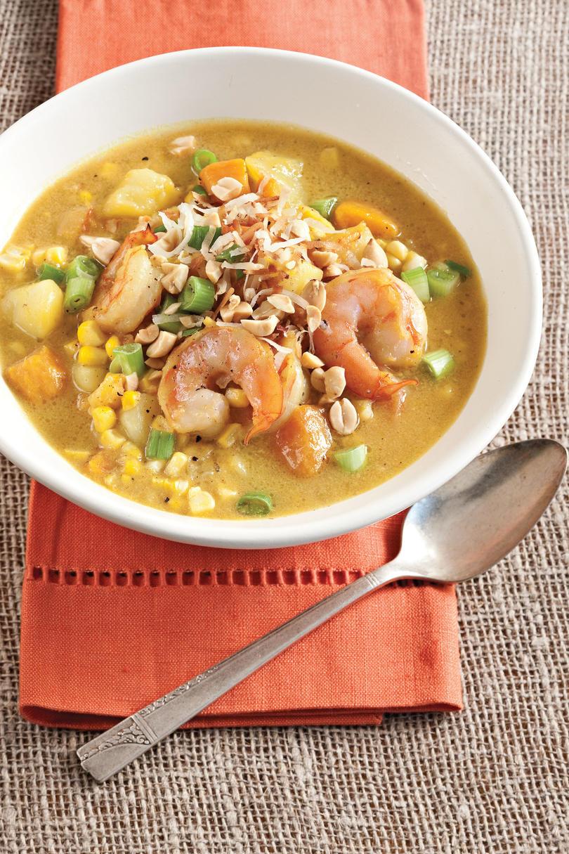 curried Shrimp-and-Corn Chowder