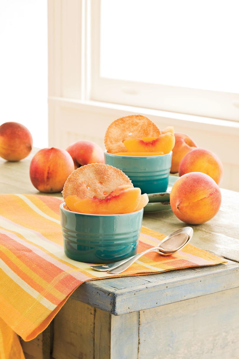 दक्षिण Living Recipe: So-Easy Peach Cobbler