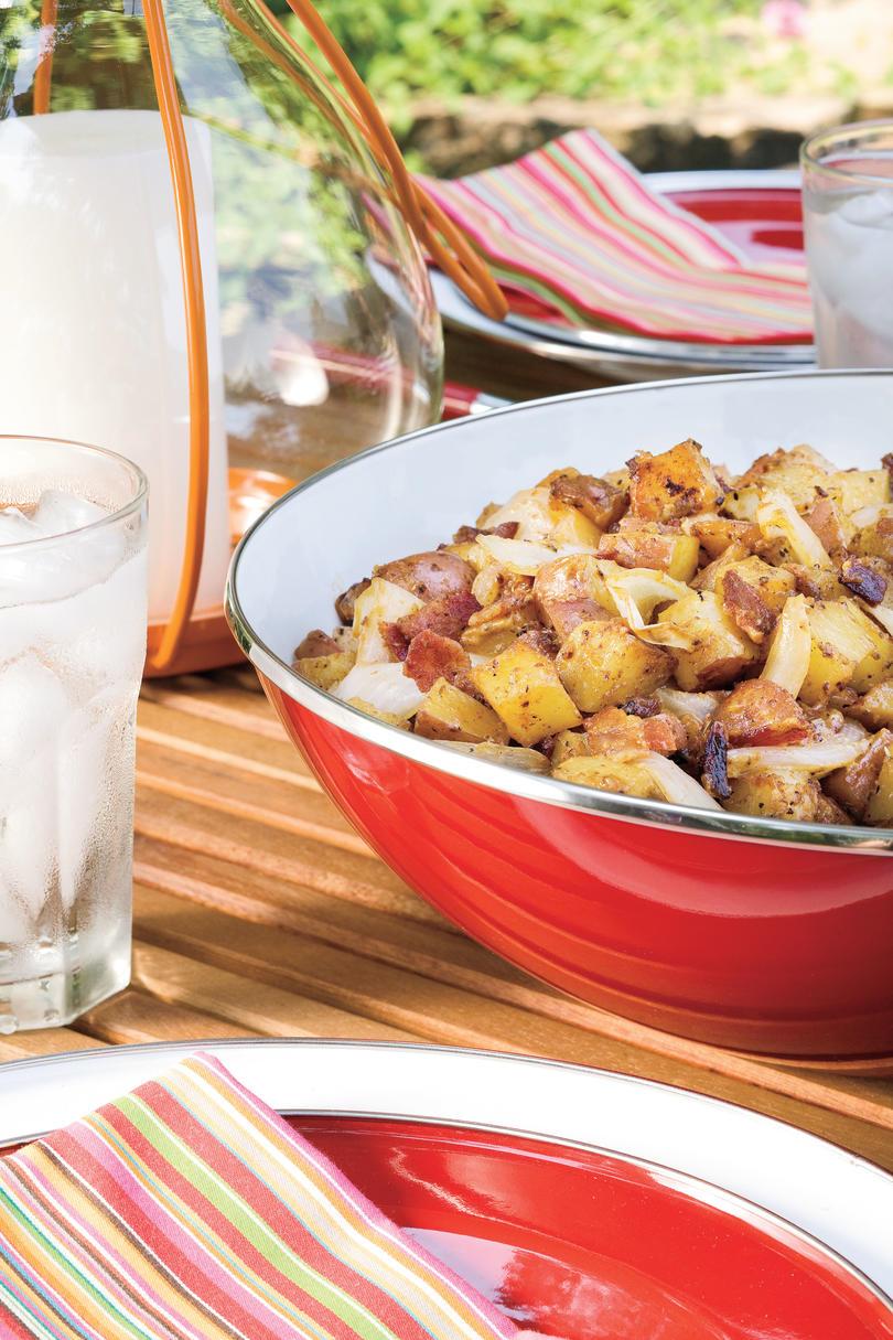 शाकाहारी Grilling Recipes: Grilled Potato Salad 
