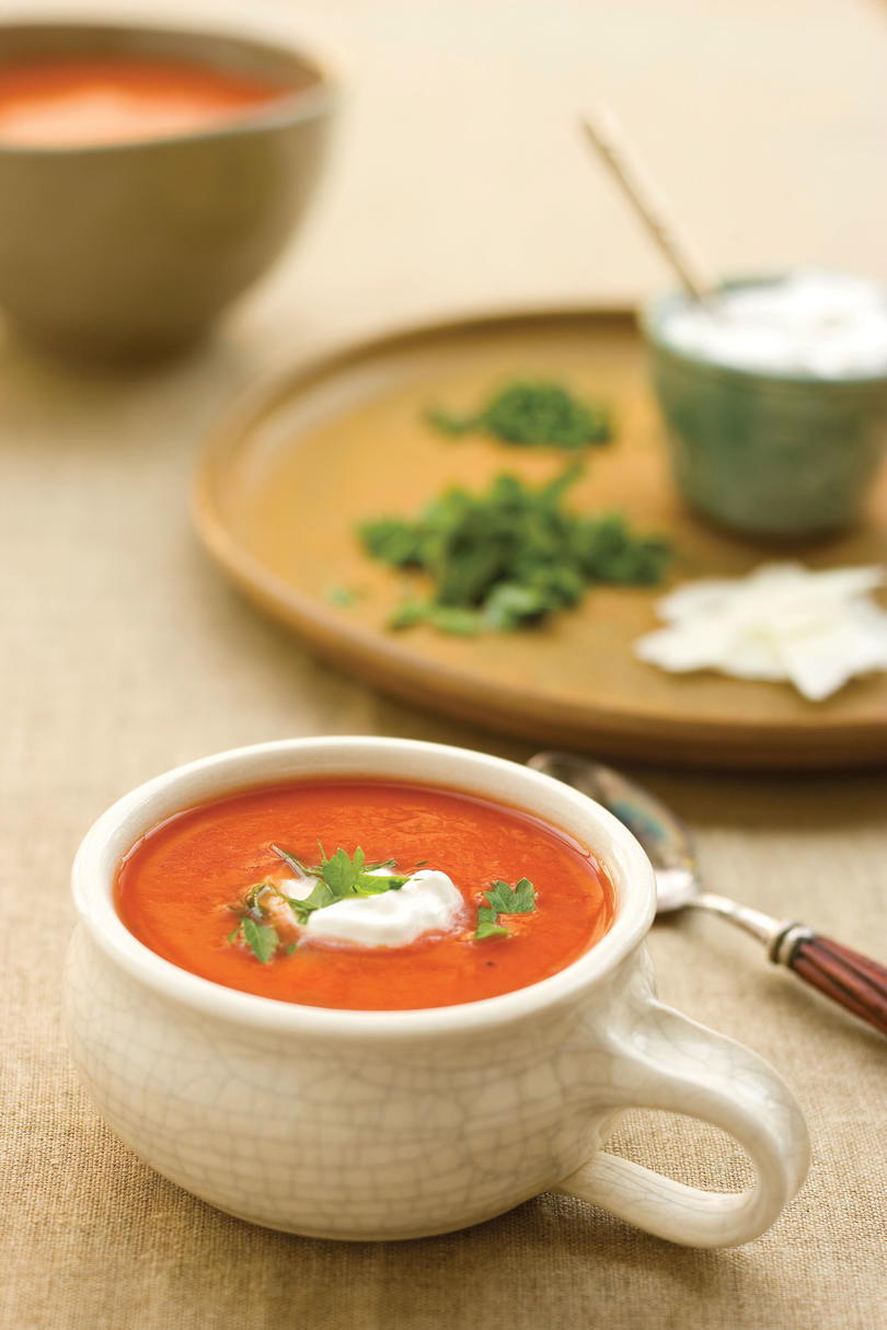 Soupe Recipes: Dressed-up Tomato Soup