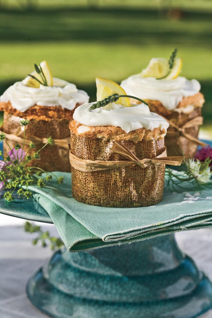 Kuppikakku Recipes: Lemon Curd-Filled Angel Food Cupcakes