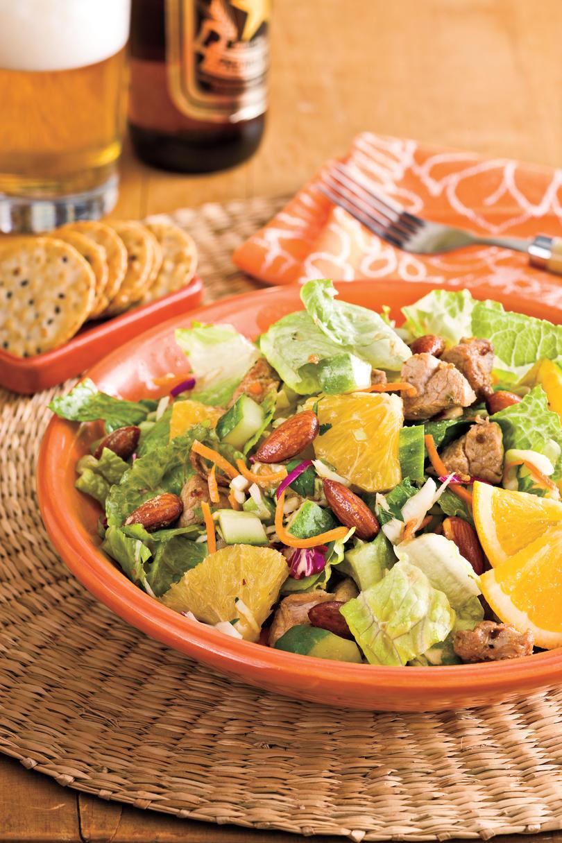 मसालेदार Pork-and-Orange Chopped Salad Recipes