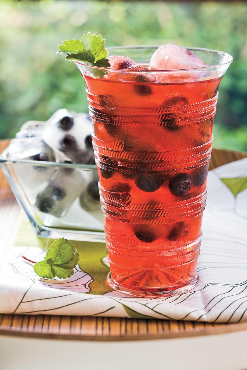 ताज़ा Blueberry Recipes: Berry Ice Cubes