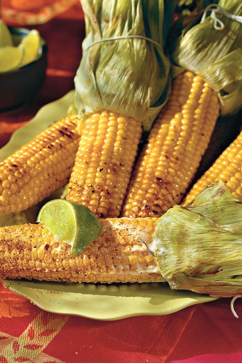 भुना हुआ Corn in the Style of Oaxaca