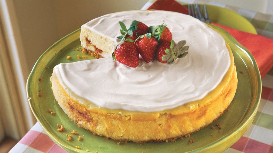 आयरिश Strawberry-and-Cream Cheesecake Recipes