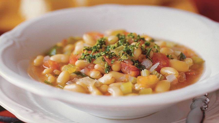 Soupe Recipes: White Bean Soup with Gremolata