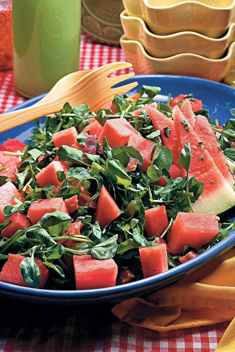 तरबूज-Prosciutto Salad