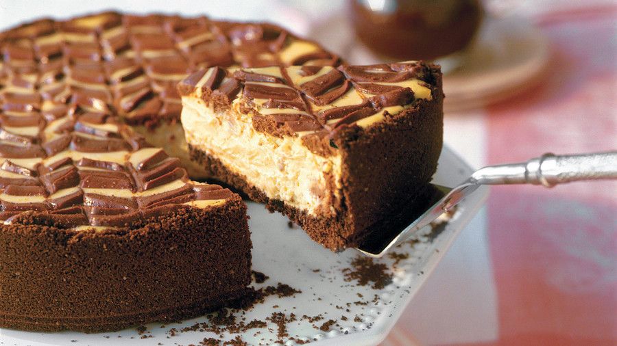 En bonne santé Desserts: Lightened Chocolate-Coffee Cheesecake