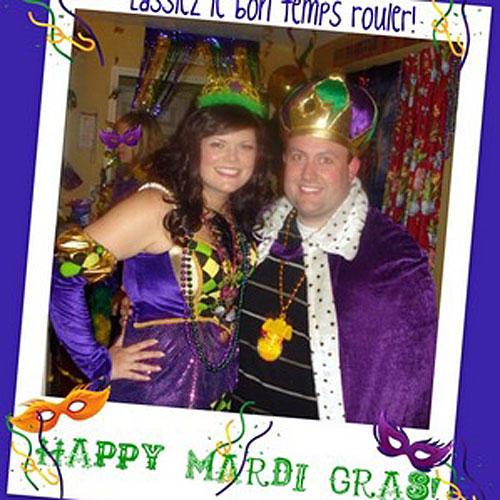 राजा and Queen of Georgia Mardi Gras