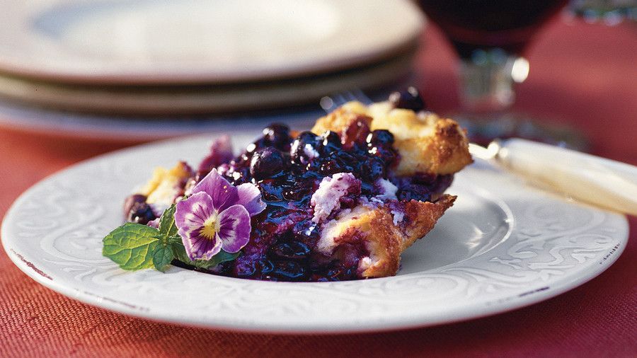 ताज़ा Blueberry Recipes: Blueberry Bread Pudding