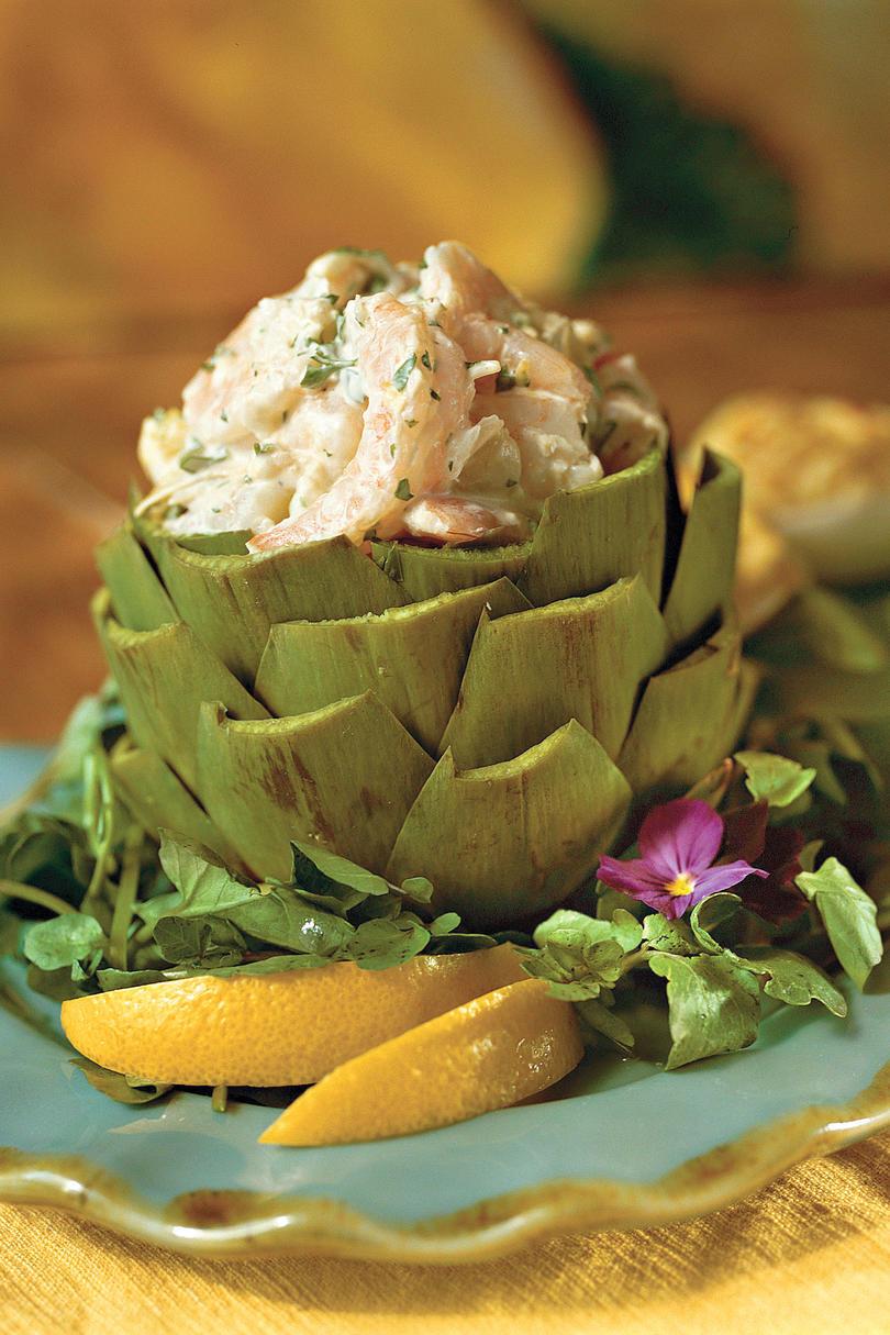 वसंत Salad Recipes: Shrimp-and-Artichoke Salad