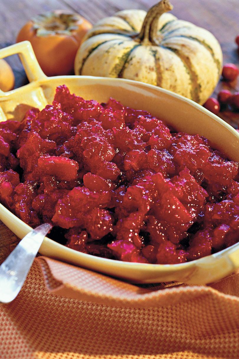 Ευχαριστία Dinner Side Dishes: Double Cranberry Apple Sauce 