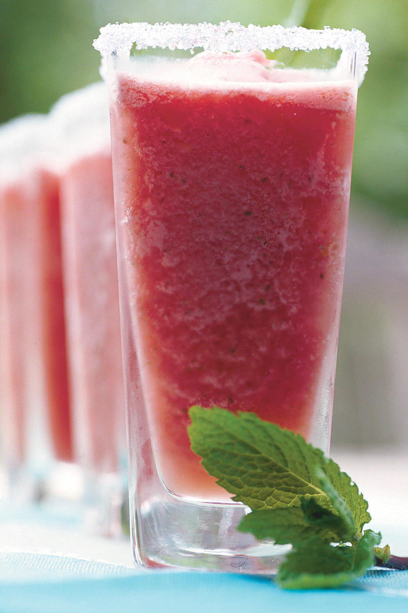 पंच and Cocktail Summer Drink Recipes: Watermelon-Mint Margaritas