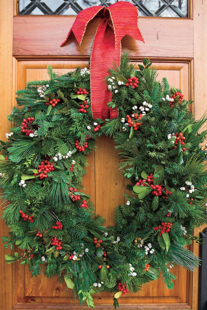 Karácsony Decorating: Oval Wreath