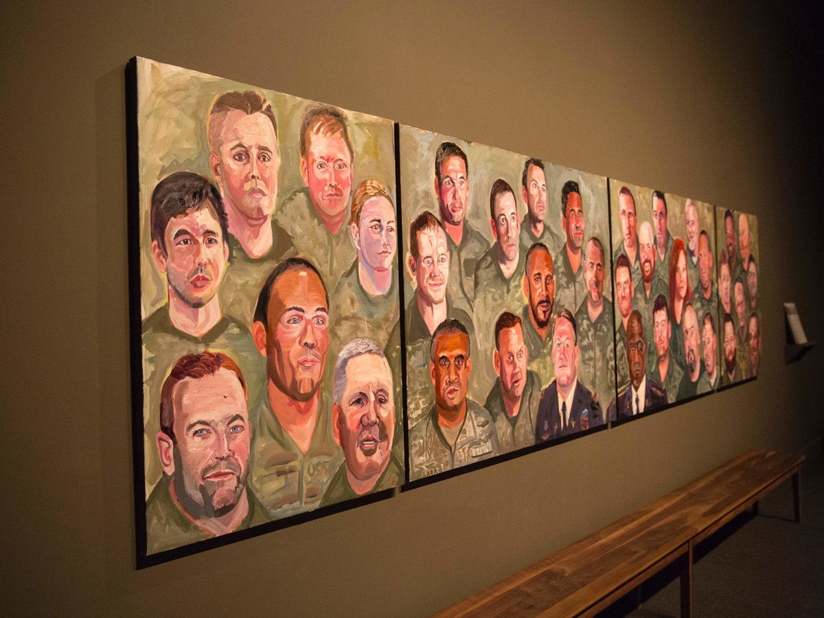 जॉर्ज W. Bush's Paintings of Wounded Militarty Veterans