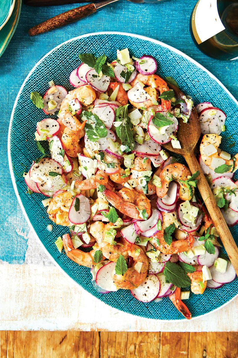 Grúzia Shrimp and Radish Salad