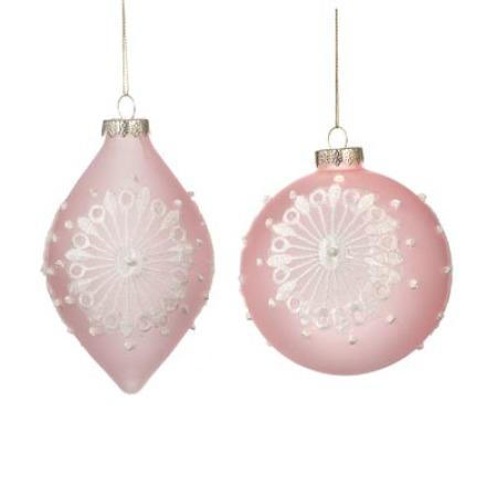Suza Glass Bauble Christmas Ornaments