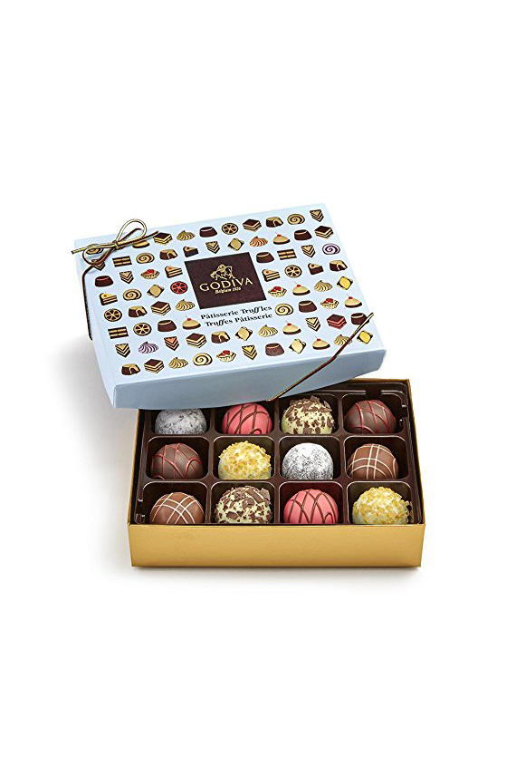 Godiva Chocolatier 12-Piece Patisserie Chocolate Truffle Gift Box