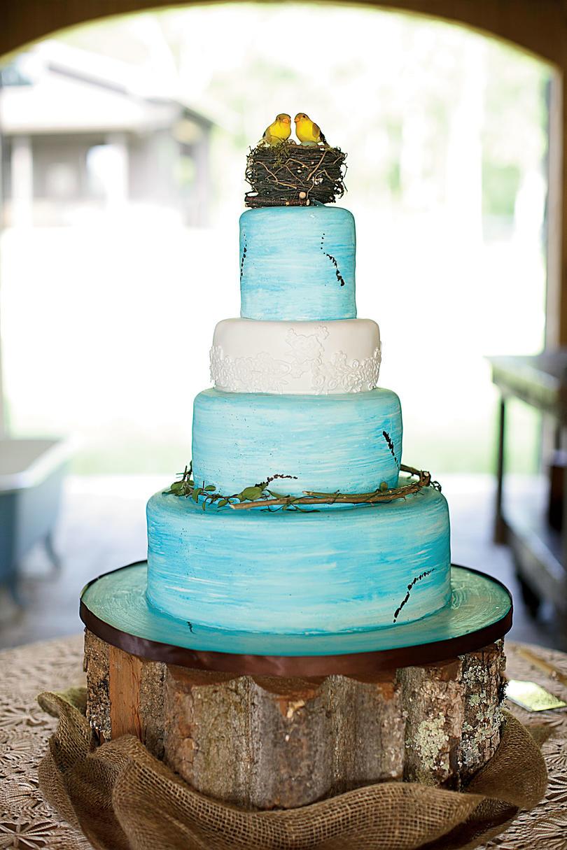 खेत-शैली Wedding Cake