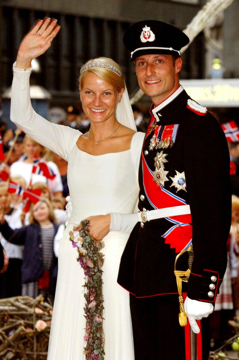 Princ Haakon of Norway and Mette-Marit Tjessem Hoiby