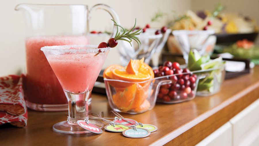 Puncs and Cocktail Summer Drink Recipes: Frozen Cranberry Margaritos