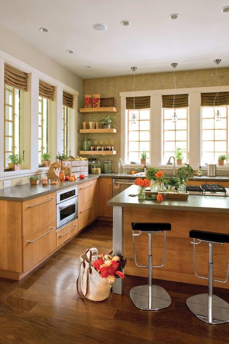 रसोई without upper cabinets