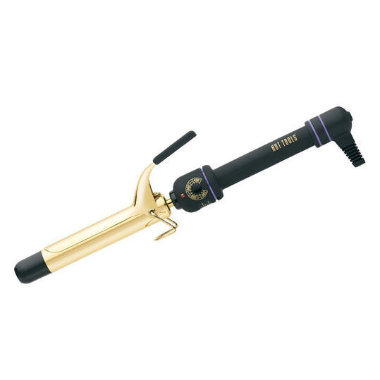 vruće Tools Spring Curling Iron 24K Gold 1 Inch