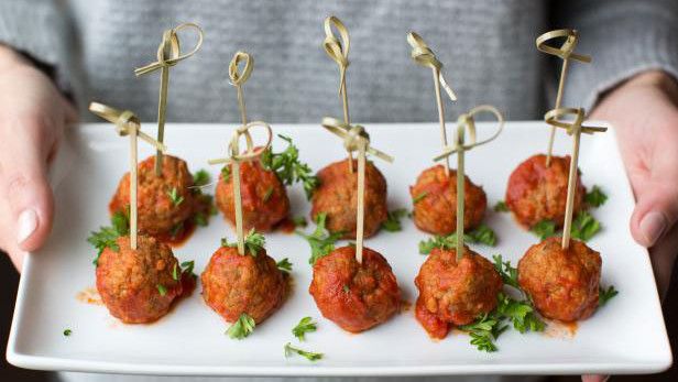Klasszikus Italian Turkey Meatballs