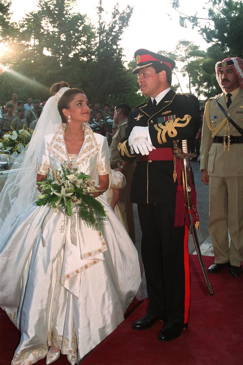 Princ Abdullah II of Jordan and Rania al Yassin