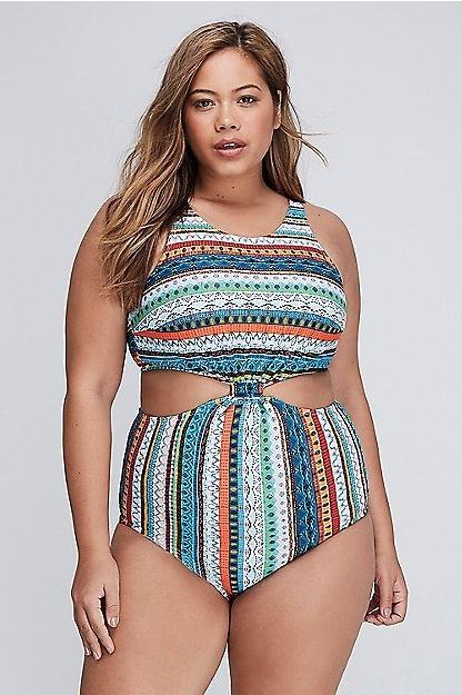 Jedan komad Bathing Suits That Look Great On Every Body Shape Lane Bryant