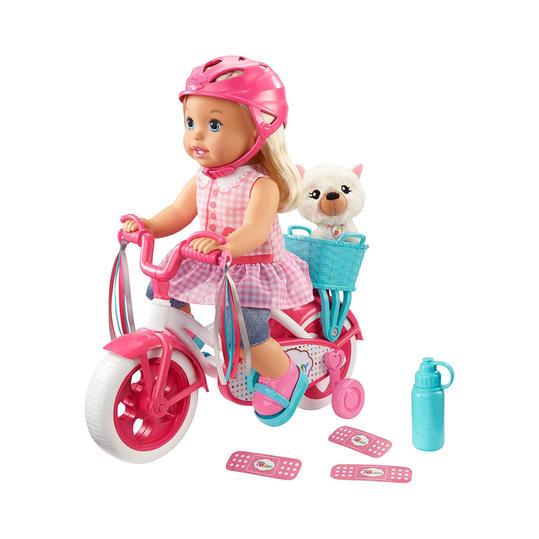 थोड़ा Mommy Learn to Ride Doll