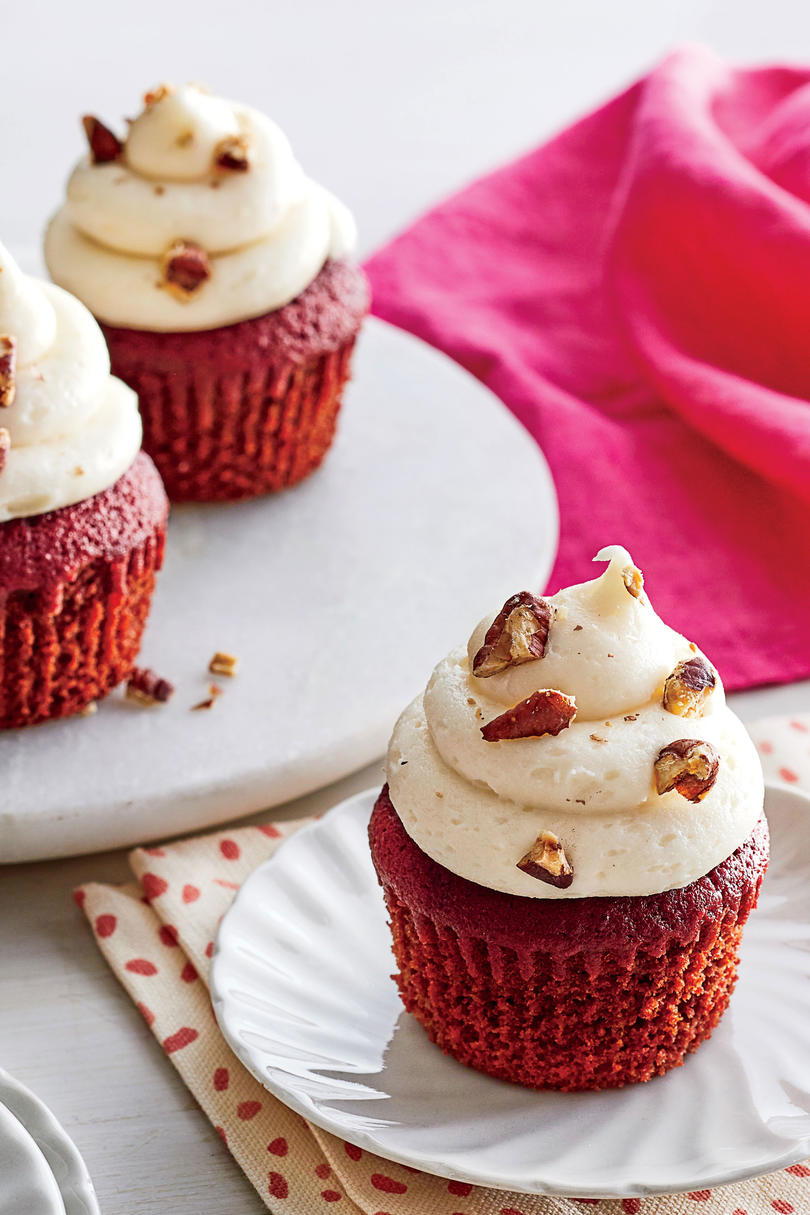 चुकंदर Red Velvet Cupcakes