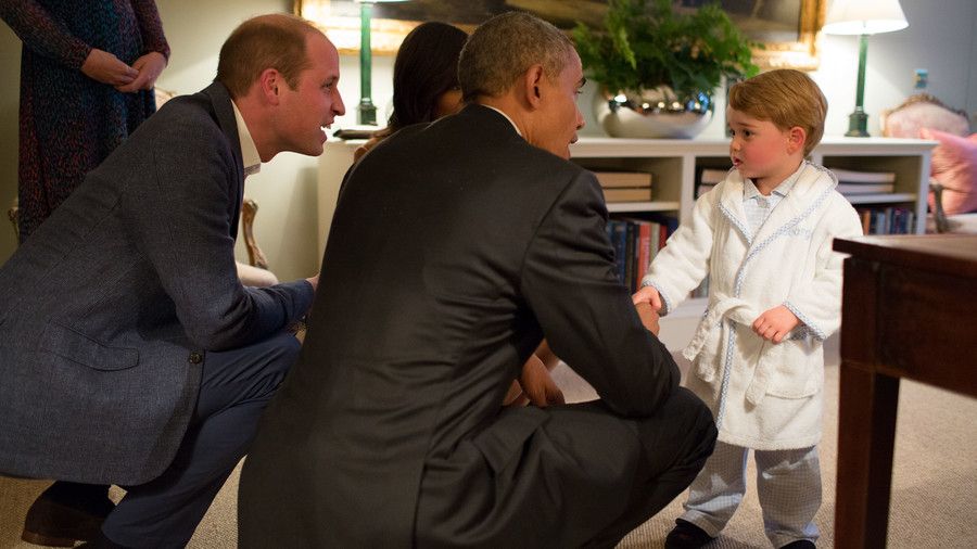 हमारी Prince Charming! 15 Adorable Photos of George Meeting President Barack Obama
