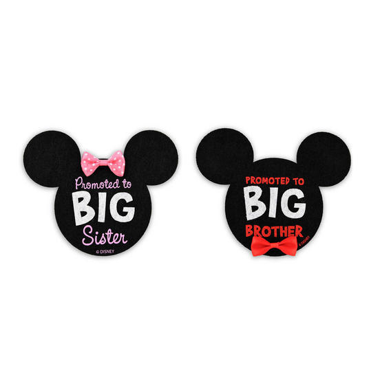 Minnie Big Sister and Mickey Big Brother Stickers