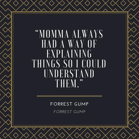 फॉरेस्ट Gump Momma Quote