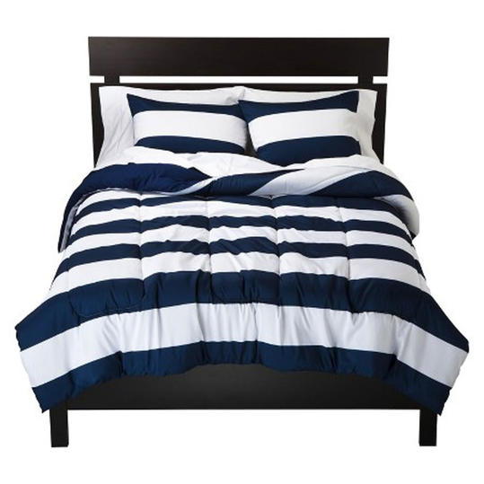 नौसेना Striped Comforter