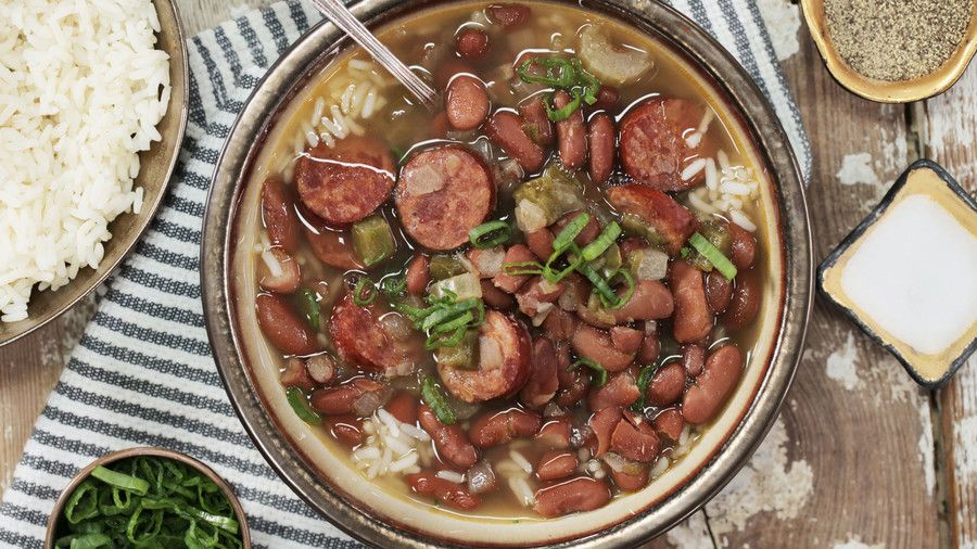 Uusi Orleans Red Beans And Rice Image