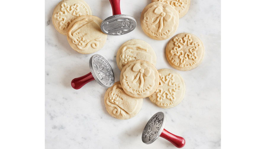 नॉर्डिक Ware Christmas Cookie Stamps, Set of 3