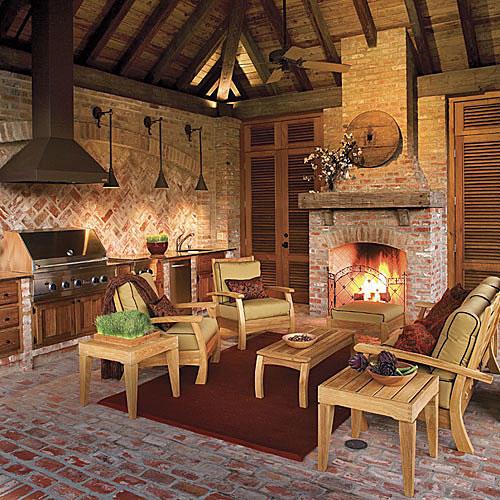 मंडप Outdoor Fireplace 